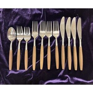 Vtg Hearthside Stainless Flatware Discontinued Replacements Japan 11 pcs